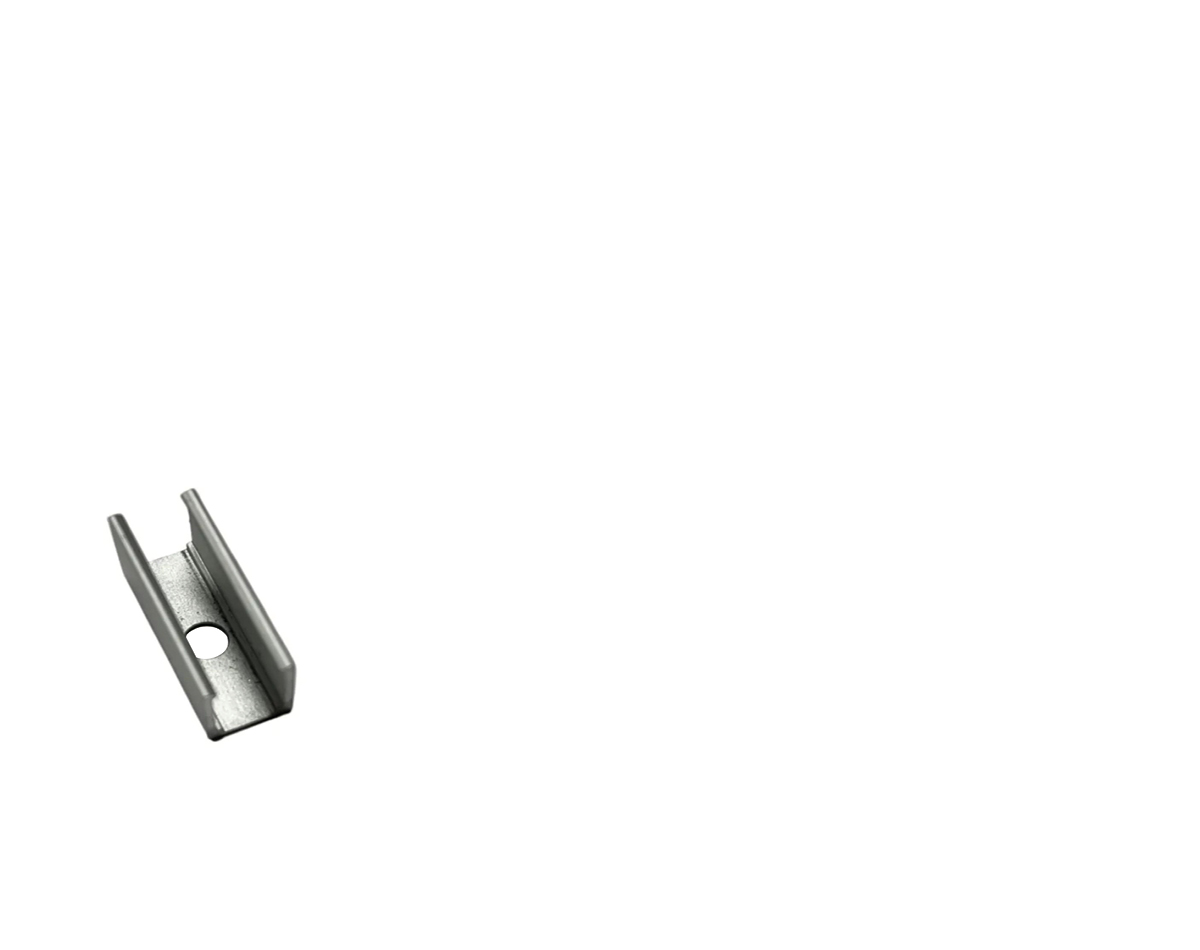 Clip in alluminio per serie TRATTO