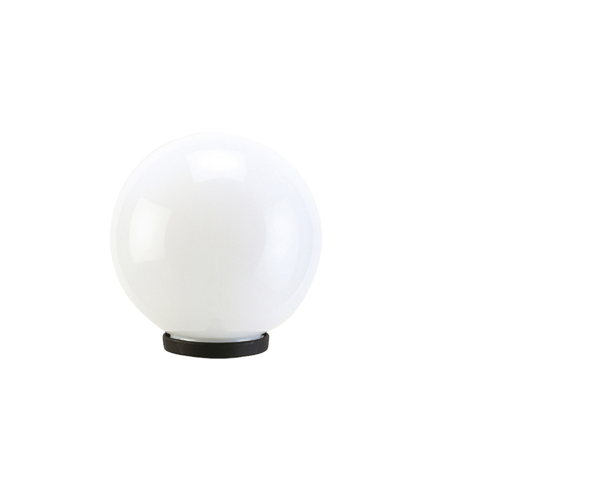 Testa-palo sfera ⍉250 opale E27