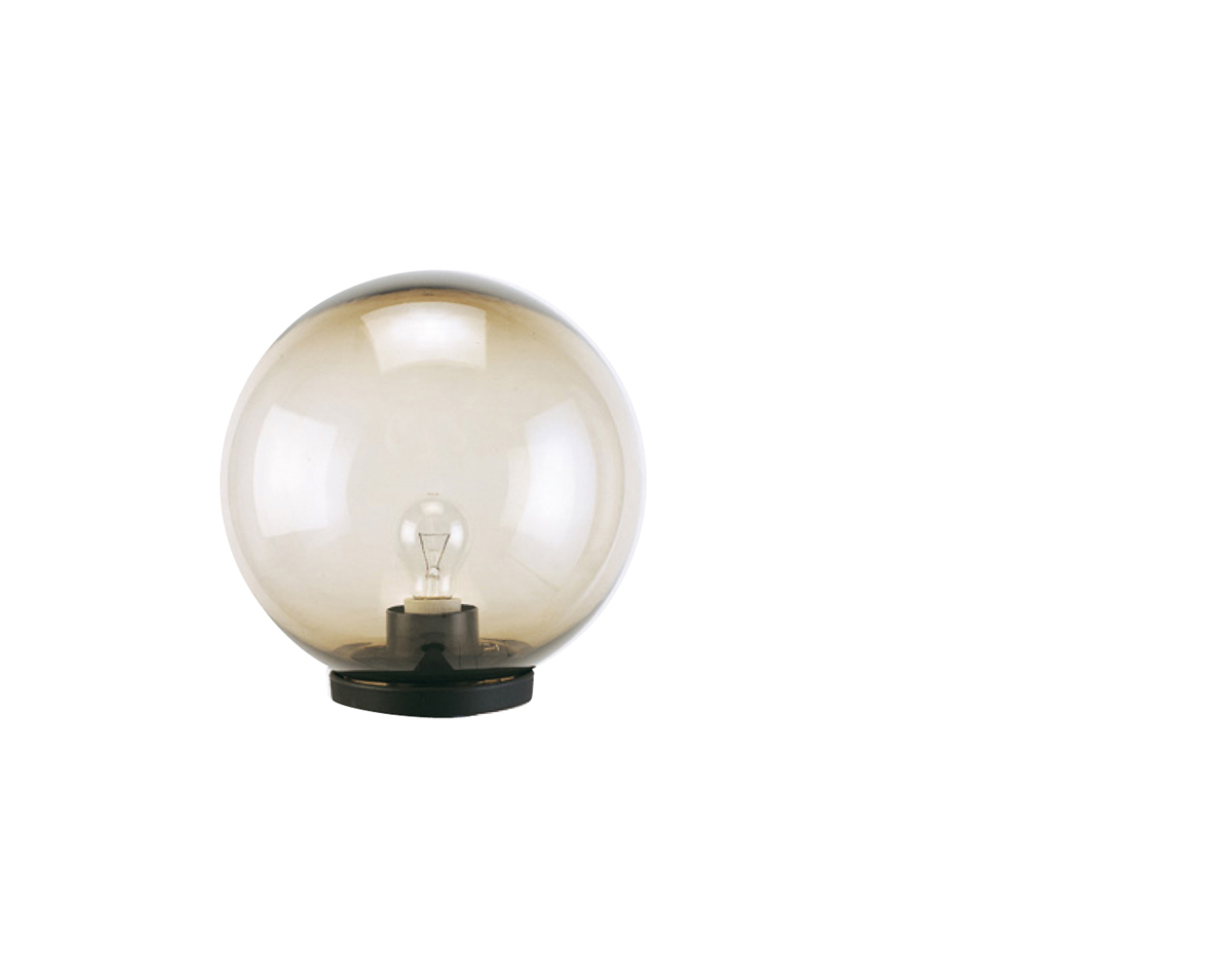 Testa-palo sfera ⍉250 fume' E27