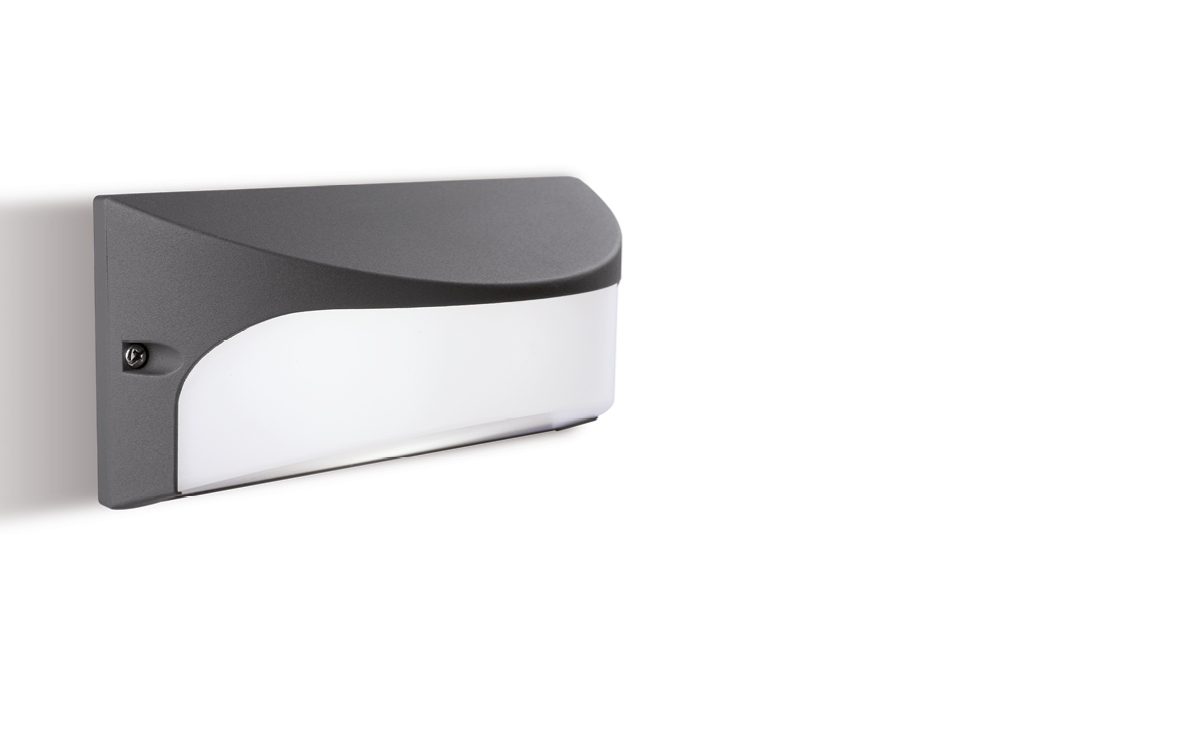 Applique con visiera 10W
